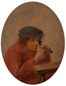 BROUWER, Adriaen – A peasant cutting his thumbnail