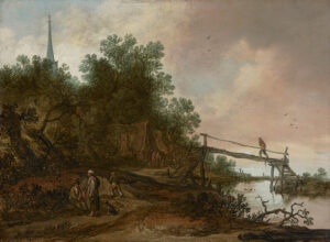 MOLIJN, Pieter de – A Landscape with a Bridge over a Brook