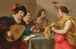 ROMBOUTS, Theodoor – Musical company with Bacchus