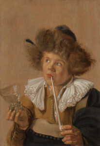 MOLENAER, Jan Miense – A boy smoking a pipe_Allegory of Taste