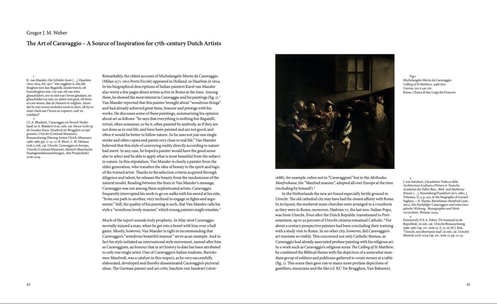 The art of Caravaggio; a source of inspiration for 17th century artists - Gregor JM Weber